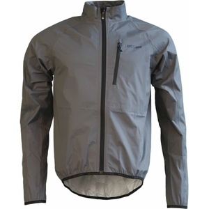 Zimtstern Мъжко водоустойчиво яке за колоездене Zimtstern Boltz Packable Rain Jacket Waterproof jacket - Gun Metal (002-3208-0212)