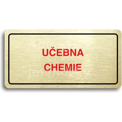 ACCEPT Piktogram UČEBNA CHEMIE - zlatá tabulka - barevný tisk