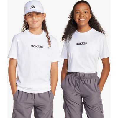 adidas LINEAR Dětské tričko, bílá,