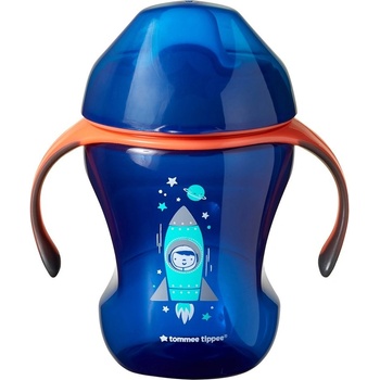 Tommee Tippee Неразливаща се чаша с мек накрайник Tommee Tippee, Синя, 230 ml, 6 m+ (TT.0135_boy)