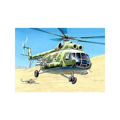Zvezda Model Kit vrtulník 7230 MIL MI-8T Soviet Helicopter 32-7230 1:72