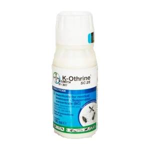 Envu Франция (бивш BAYER) К-Отрин СК 25 Препарат за комари, мухи, дървеници, хлебарки, бълхи, молци, щипалки, въшки, мравки, пеперуди - 100 мл (1157-905)