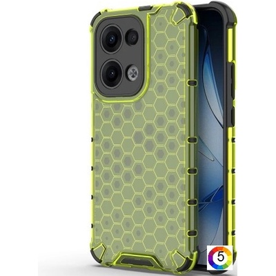 OPPO Reno13 5G Силиконов Калъф Honeycomb TPU и Протектор