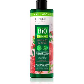 Eveline Cosmetics Bio Organic Granat & Acai регенериращ балсам за боядисана коса и коса с кичури 400ml