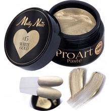 Molly Lac zdobící pasta ProArt Hema Di Hema free gel white gold 15 5g