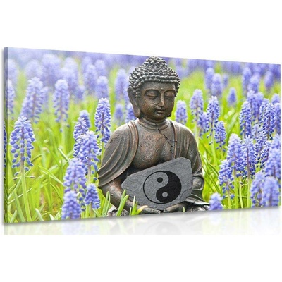 Obraz jin a jang Budha - 90x60