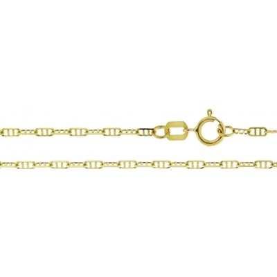 Luxur Zajímavý přívěskový řetízek aspen, žluté zlato 3640149-0-55-0