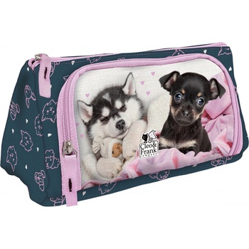 Image 1 of DERFORM Ученически несесер Derform Cleo & Frank 38 - С 2 ципа (97777)