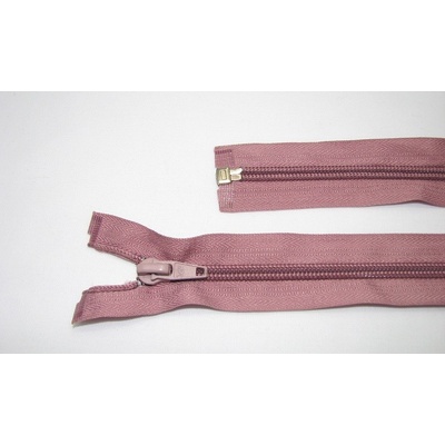 Zips špirála deliteľný 5mm - dĺžka 45cm farba staroružový
