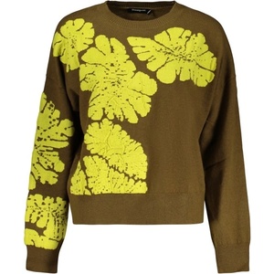 DESIGUAL Дамски пуловер desigual, Размер s, Цвят Зелен (26wwjf09_ve4092)