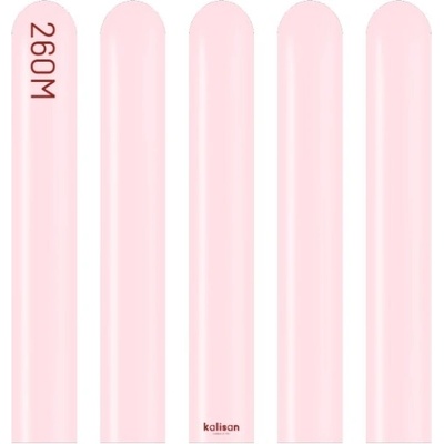 Kalisan Balloons Modelovací balonky světle růžové, Standard Light Pink 260M –