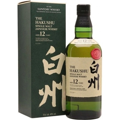 Hakushu 12y 43% 0,7 l (holá láhev)