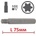 Bgs technic; ks tools; jbm Битове torx l75мм на база 10мм