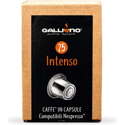 Nespresso kapsule Caffé Galliano Intenso 25 ks