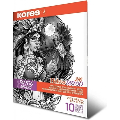 Kores Tetovací papír 10 listů – Zboží Mobilmania