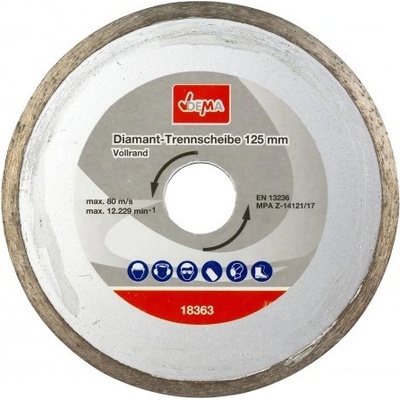 Dema Diamantový řezný kotouč 125 mm DDT125V 18363D