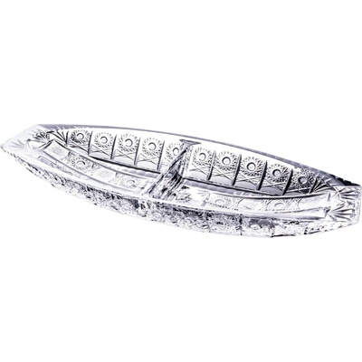 Bohemia Crystal 98712 Skleněná miska broušená dělená brus Klasik