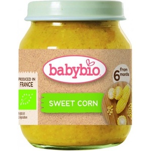 Babybio БИО Зеленчуково пюре Сладка царевица 6м+ 130г
