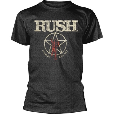 Rush tričko American Tour 1977 Grey