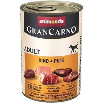 Animonda Gran Carno Adult hovädzie & morka 6 x 400 g