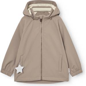 Mini A Ture Детско софтшел яке Mini A Ture Kid's Mataden Softshell Jacket - Grey Brown - размер 122 (EU) (703-5712-0314)