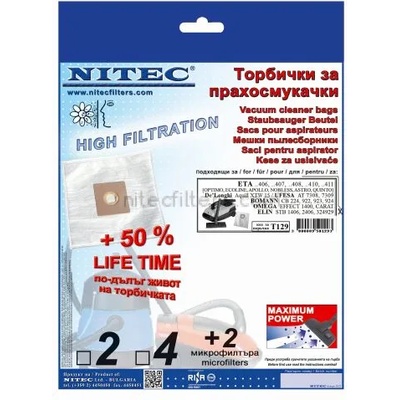 NITEC Торбички за прахосмукачки НИТЕК, код Т129