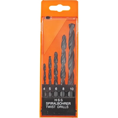 Sparta Комплект свредла за метал, 4-5-6-8-10 mm, 5 бр. SPARTA 723105