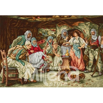 Milena Style Бой с петли - гоблен със схема конци Ariadna 1: 4