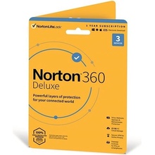 Norton 360 Deluxe 25GB, 1 lic. 3 zar. 12 mes.