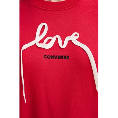 Converse суичър дамски с памук x CHUCKS IN LOVE (CVW6H130)