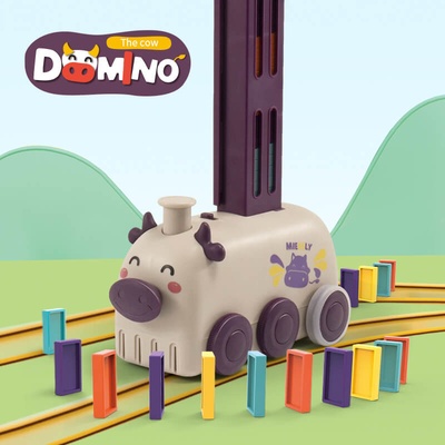 Domino vláčik kravička