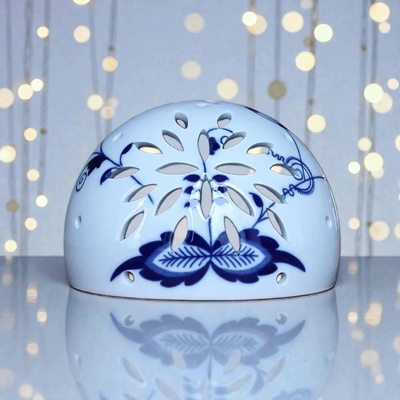 Cibulák Dekorativní osvětlení 10,2cm Originál Český porcelán Dubí