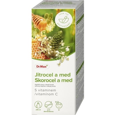 Dr. Max Jitrocel a med s vitaminem C 245 ml