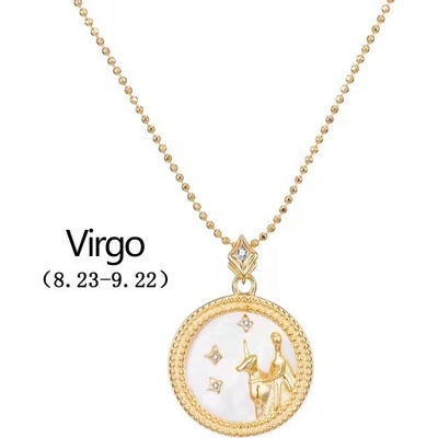 Majya Stříbrný přívěsek s řetízkem MOONLIGHT VIRGO 10883