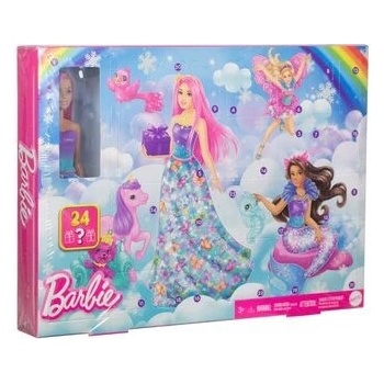 Mattel Barbie Pohádkový adventní kalendář 2024, HRG90
