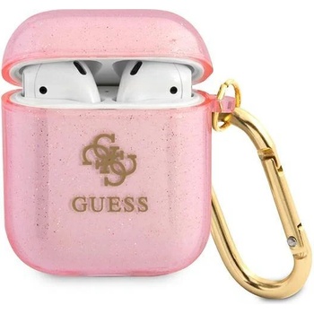 Guess Калъф Guess GUA2UCG4GP Glitter Collection за Apple AirPods, розов (GUE001372)