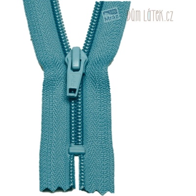 YKK Zips špirálový nedelitelný modrý 18 cm