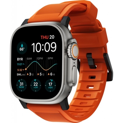 Nomad Rugged Strap Orange/Black Apple Watch 42/44/45/Ultra 49mm NM01217985