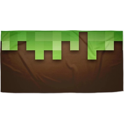 Sablio Ručník Green Blocks 30 x 50 cm