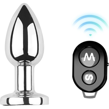 Image 1 of Kiotos Vibrating Aluminium Buttplug Small