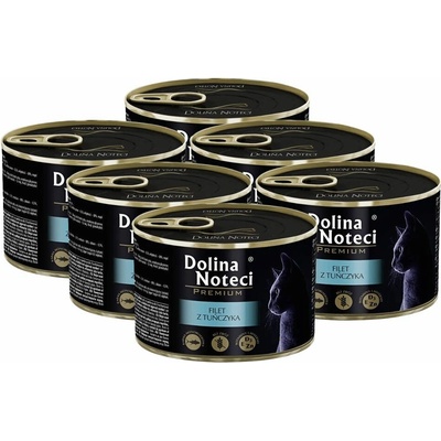 Dolina Noteci Premium Cat Tuna Fillet 6 x 185 g