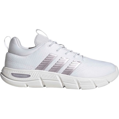 adidas dámska obuv na voľný čas Cloudfoam Flex Elastic Laces W biela strieborná
