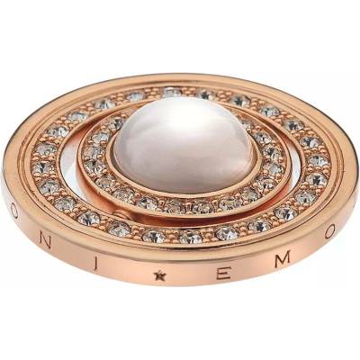 Hot Diamonds Přívěsek Emozioni Mare e Nubi Rose Gold Coin EC238 r 33 o