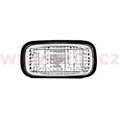 Boční blikač bílý obdélníkový L=P ACI 3317915