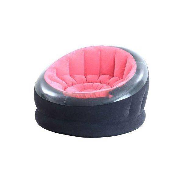 Sofá hinchable Empire Comfortable Intex, color azul | Cuotas sin interés