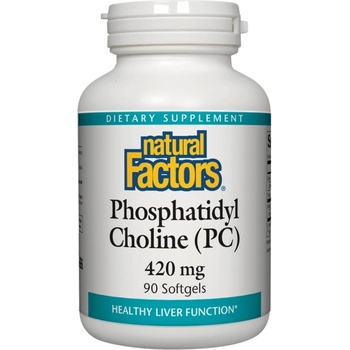 Image 1 of Natural Factors Phosphatidyl Choline 420 mg [90 Гел капсули]