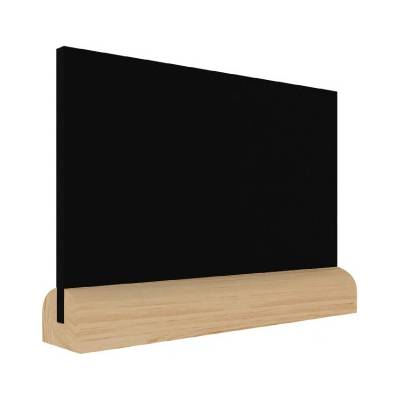 Allboards KPL-MINI10 Černá křídová oboustranná tabule na stůl - MALÁ - sada 10 kusů se stojany 10 x 8 cm