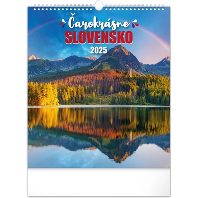 Čarokrásne Slovensko nástenný 2025