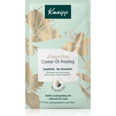Kneipp Luxurious Sheabutter telový peeling sandalwood & bio sheabutter 40 ml