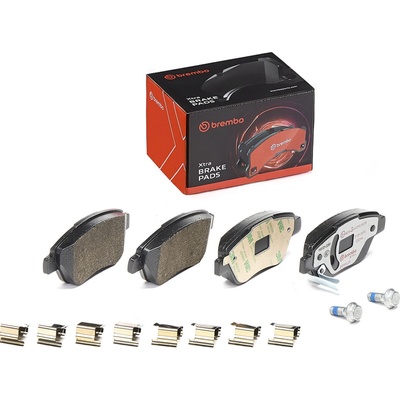 Sada brzdových platničiek, vždy 4 kusy v sade BREMBO P 59 051X (P59051X)